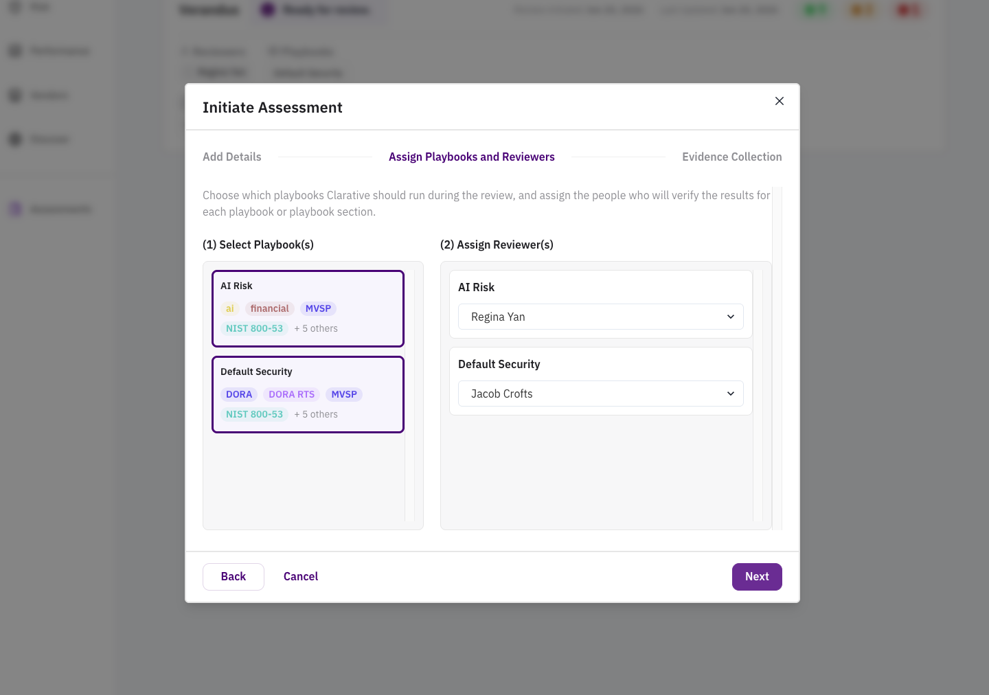 Assessment Reviewers