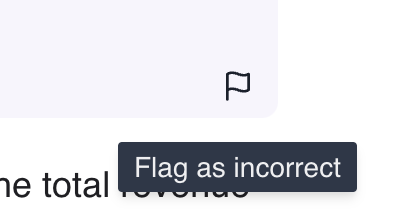 Flag as Incorrect
